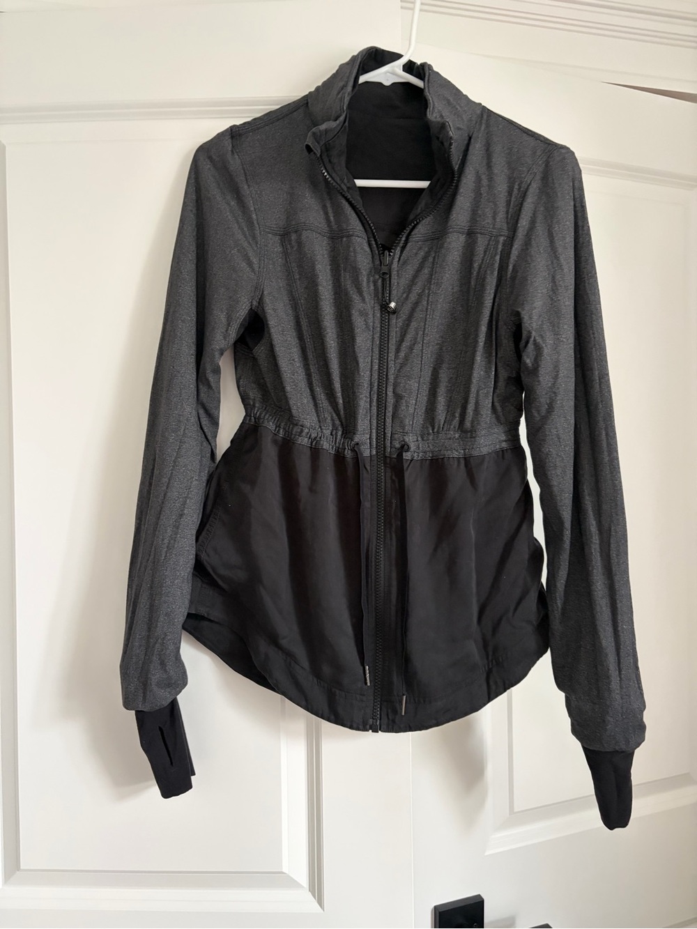 lululemon athletica Two-Tone Gray and Black Utility Jacket